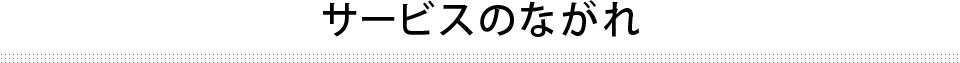 サービスのながれ